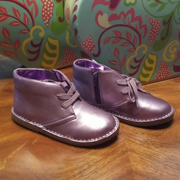 COLE HAAN PEARL PURPLE BOOTIES....Size: US 11 - Picture 1 of 5